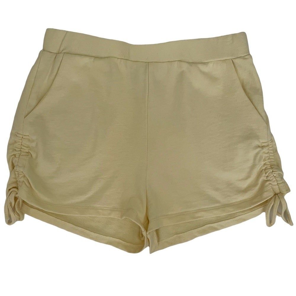 Hello Molly Total Hush Hush Shorts Lemon Yellow Size Large